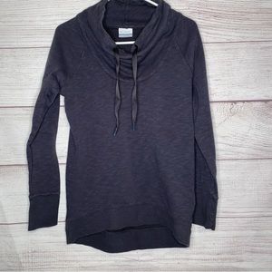 Columbia womens cowl neck gray sweatshirt